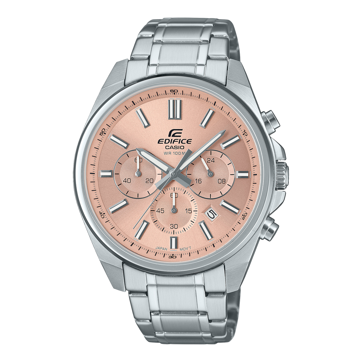 Casio Edifice EFV-650D-4AV – front three-quarter view
