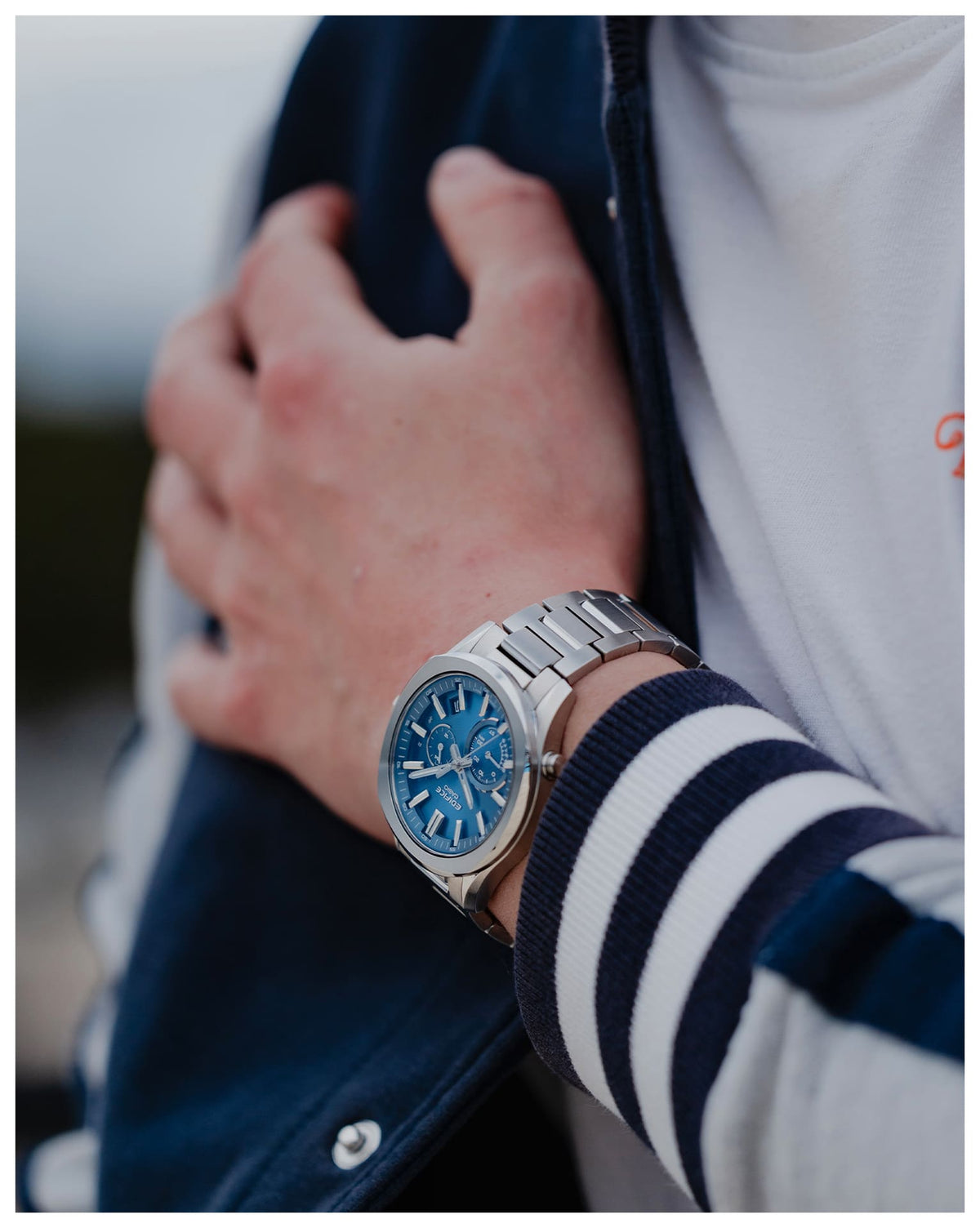 Casio Edifice EQB-1300D-2A – on the wrist