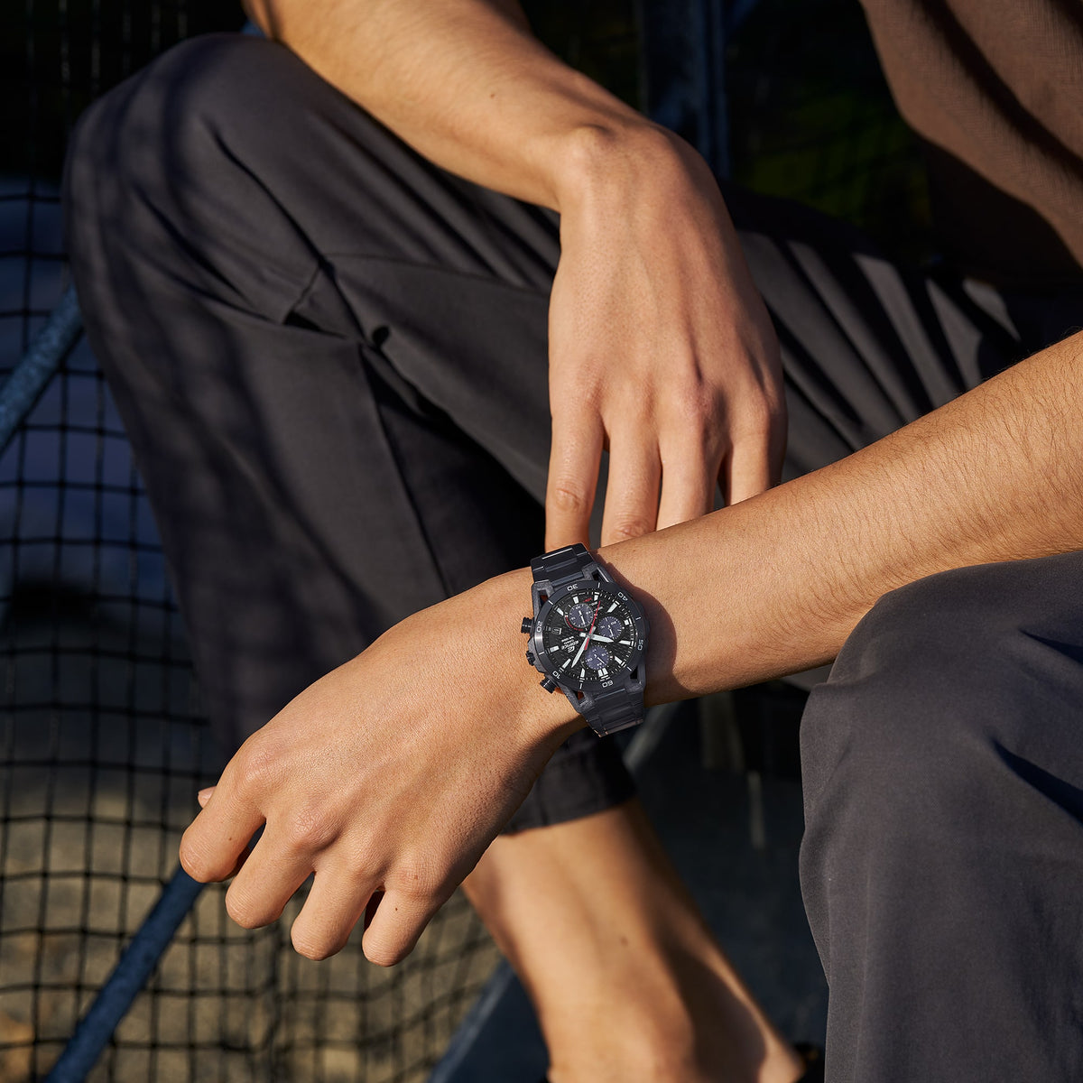Casio Edifice EQS-960DC-1AV – on the wrist