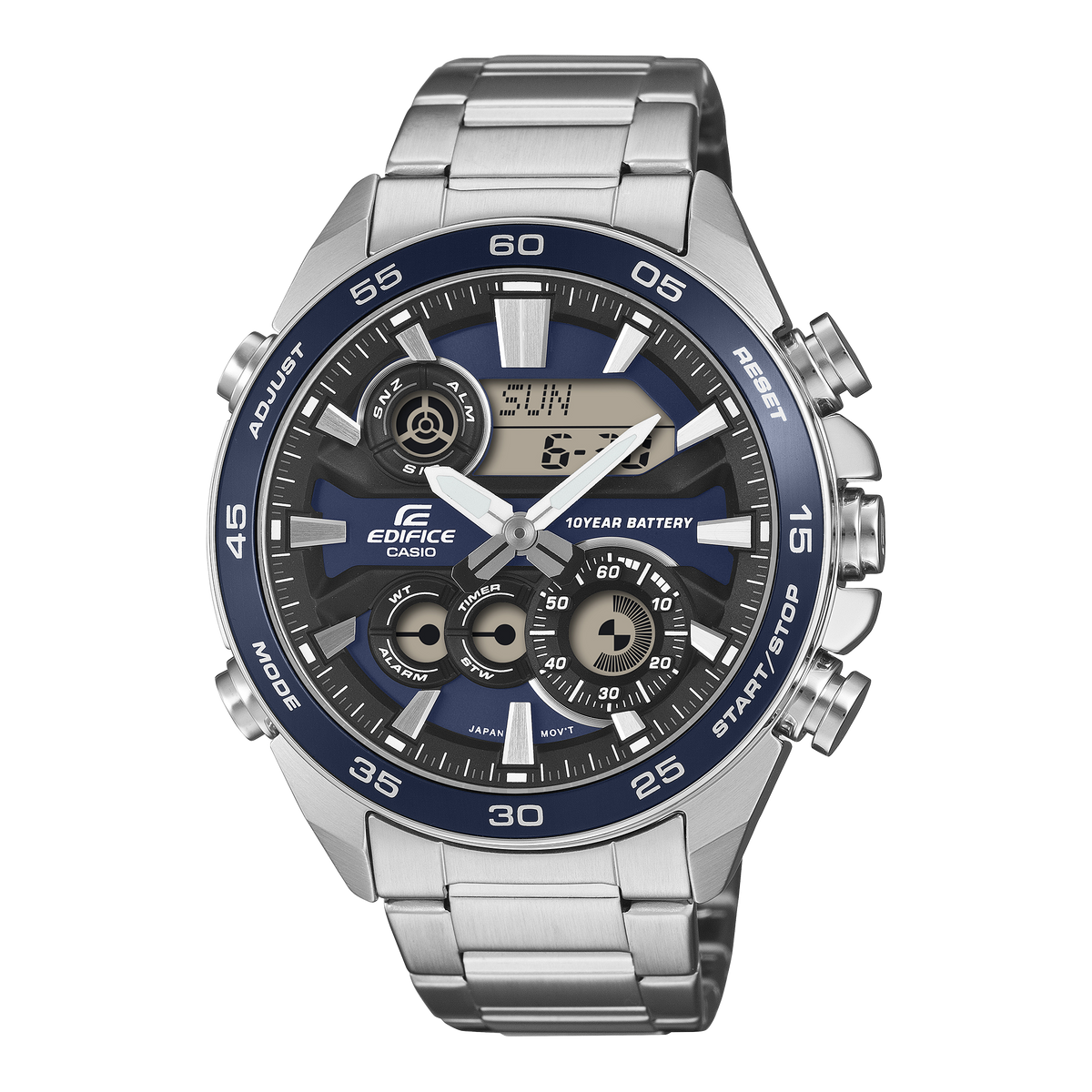 Casio Edifice ERA-130D-2A – front three-quarter view