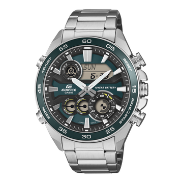 Casio Edifice ERA-130D-3A – front three-quarter view