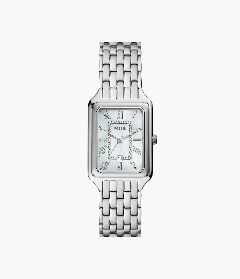 Fossil ES5306 Raquel Three-Hand Date Watch for Women