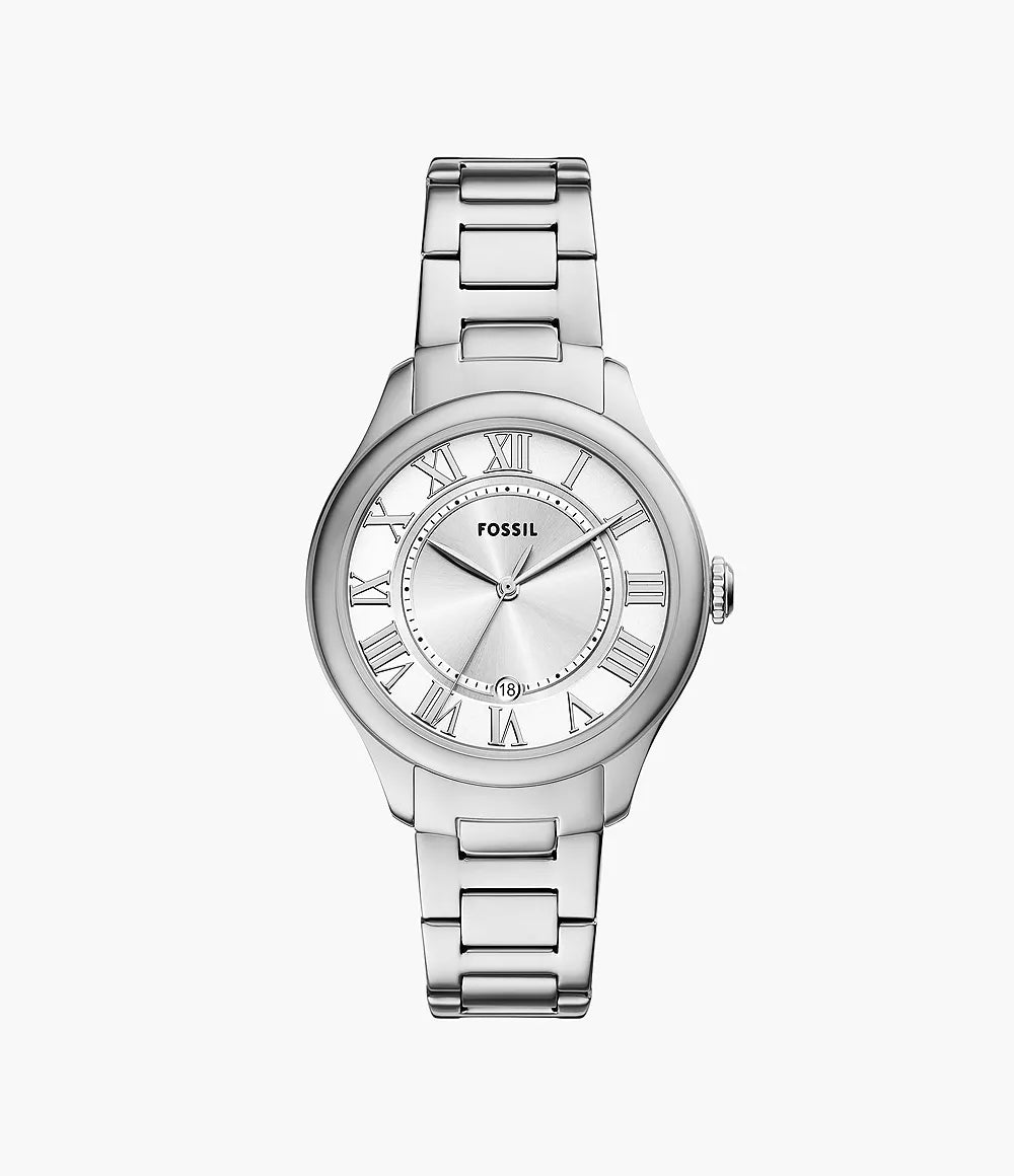 Fossil Gilmore Three-Hand Date Stainless Steel Watch - ES5393