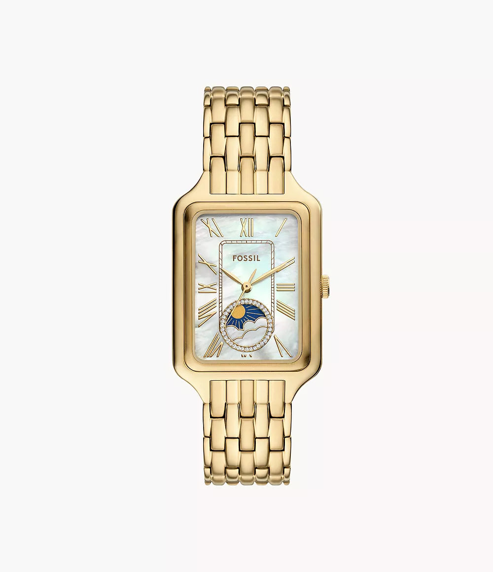 Fossil ES5398 Raquel Sun Moon Multifunction Watch for Women