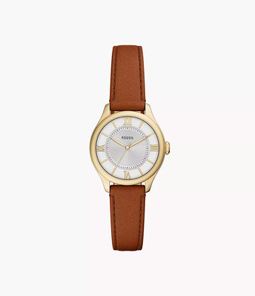 Fossil ES5423 Gilmore Brown Leather Watch for Women