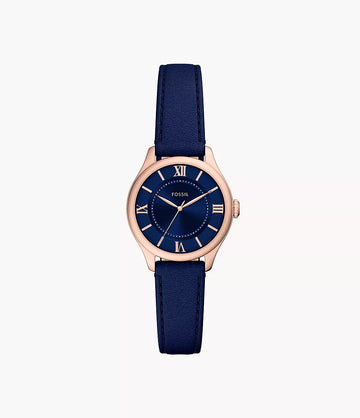 Fossil ES5424 Gilmore Navy Leather Watch for Women