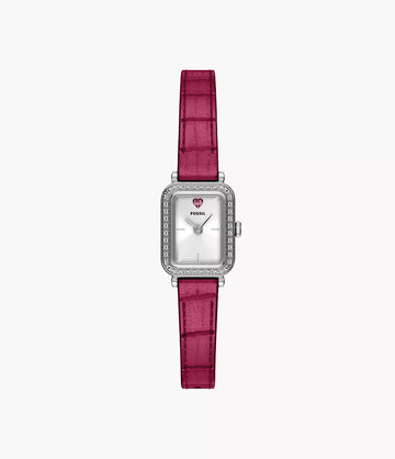 Fossil ES5466 Raquel Mini Leather Watch for Women