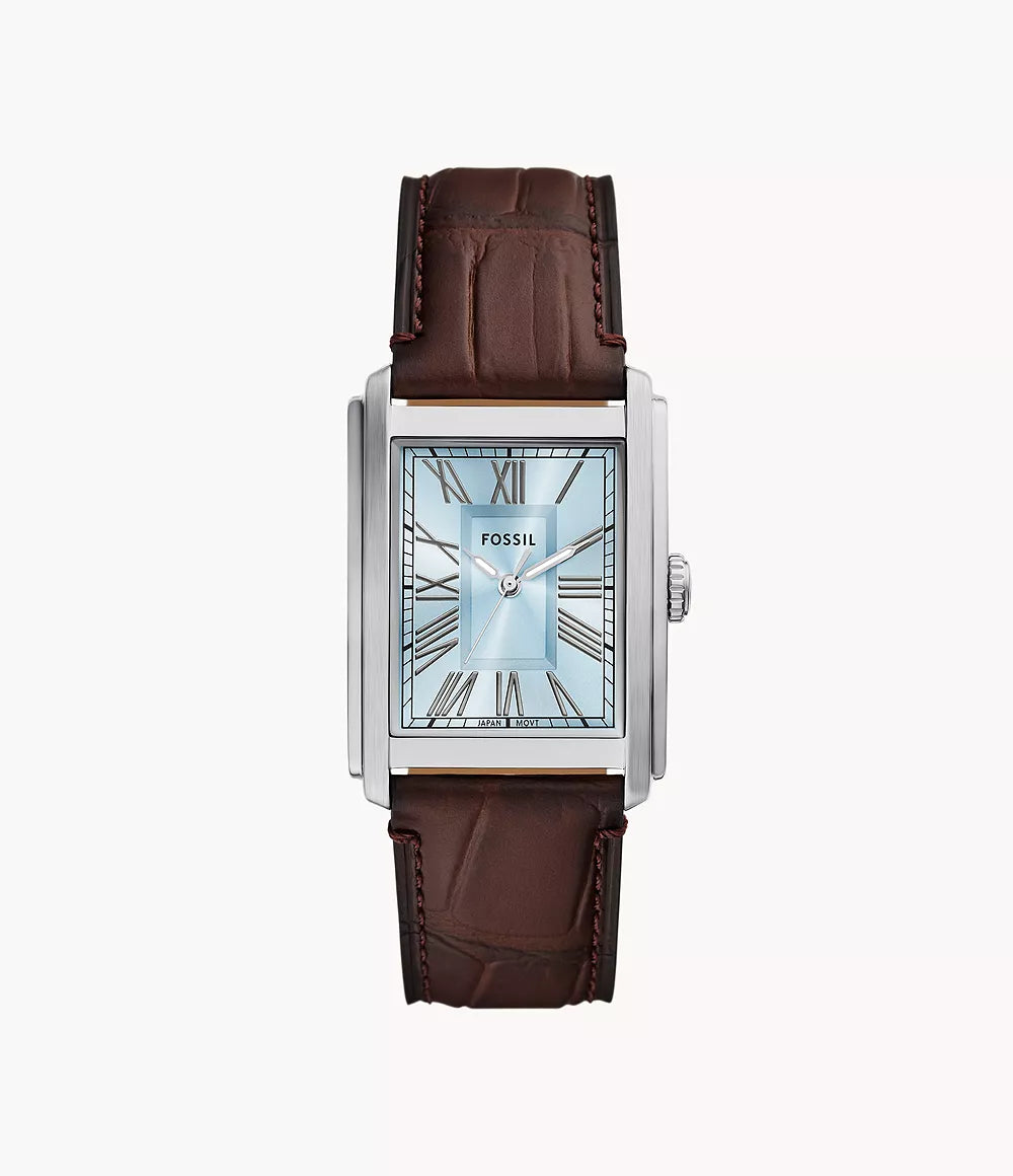 Fossil FS6110 Carraway Brown Croco Watch for Men
