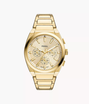 Fossil FS6119 Everett Chronograph Gold Watch for Men