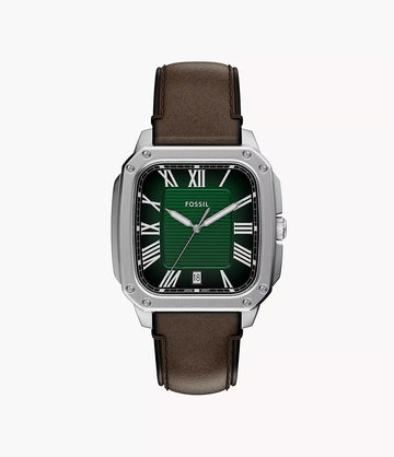 Fossil FS6150 Crosby Brown Leather Watch for Men