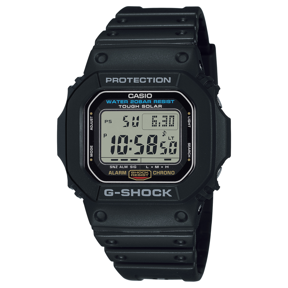 Casio G-Shock G-5600UE-1 – front three-quarter view