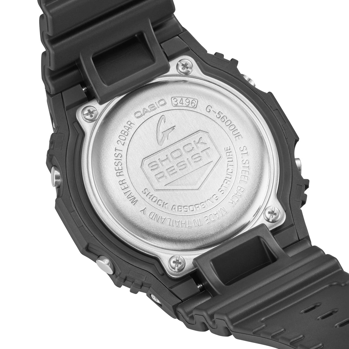 Casio G-Shock G-5600UE-1 – case back