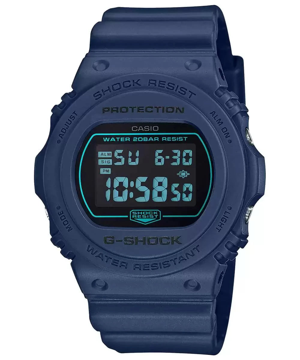 Casio Digital Blue Dial Men's Watch-DW-5700BBM-2DR - Kamal Watch Company