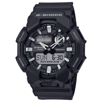 Casio G-Shock GA-010-1A – front three-quarter view