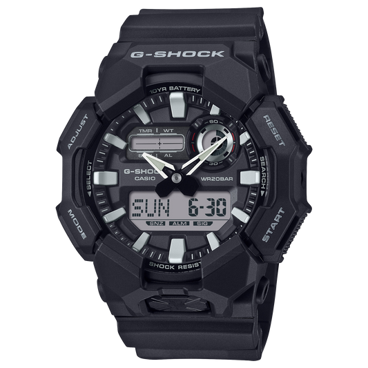 Casio G-Shock GA-010-1A – front three-quarter view