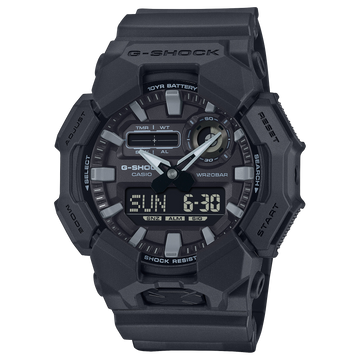 Casio G-Shock GA-010-1A1 – front three-quarter view