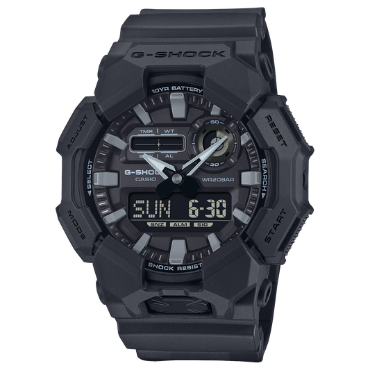Casio G-Shock GA-010-1A1 – front three-quarter view