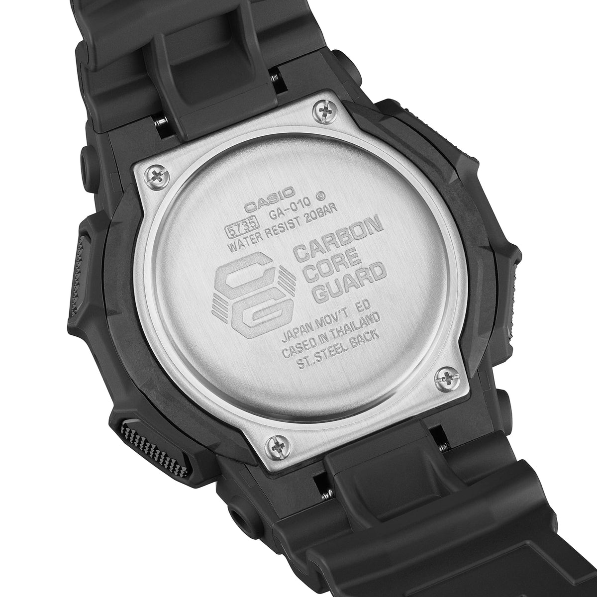 Casio G-Shock GA-010-1A – angled view