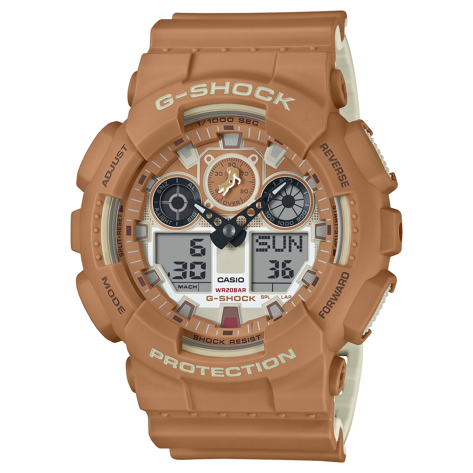 Casio G-Shock GA-100SHB-5A Analogue-Digital Watch for Men
