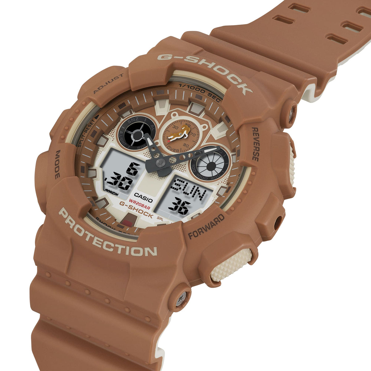 Casio G-Shock GA-100SHB-5A – case back