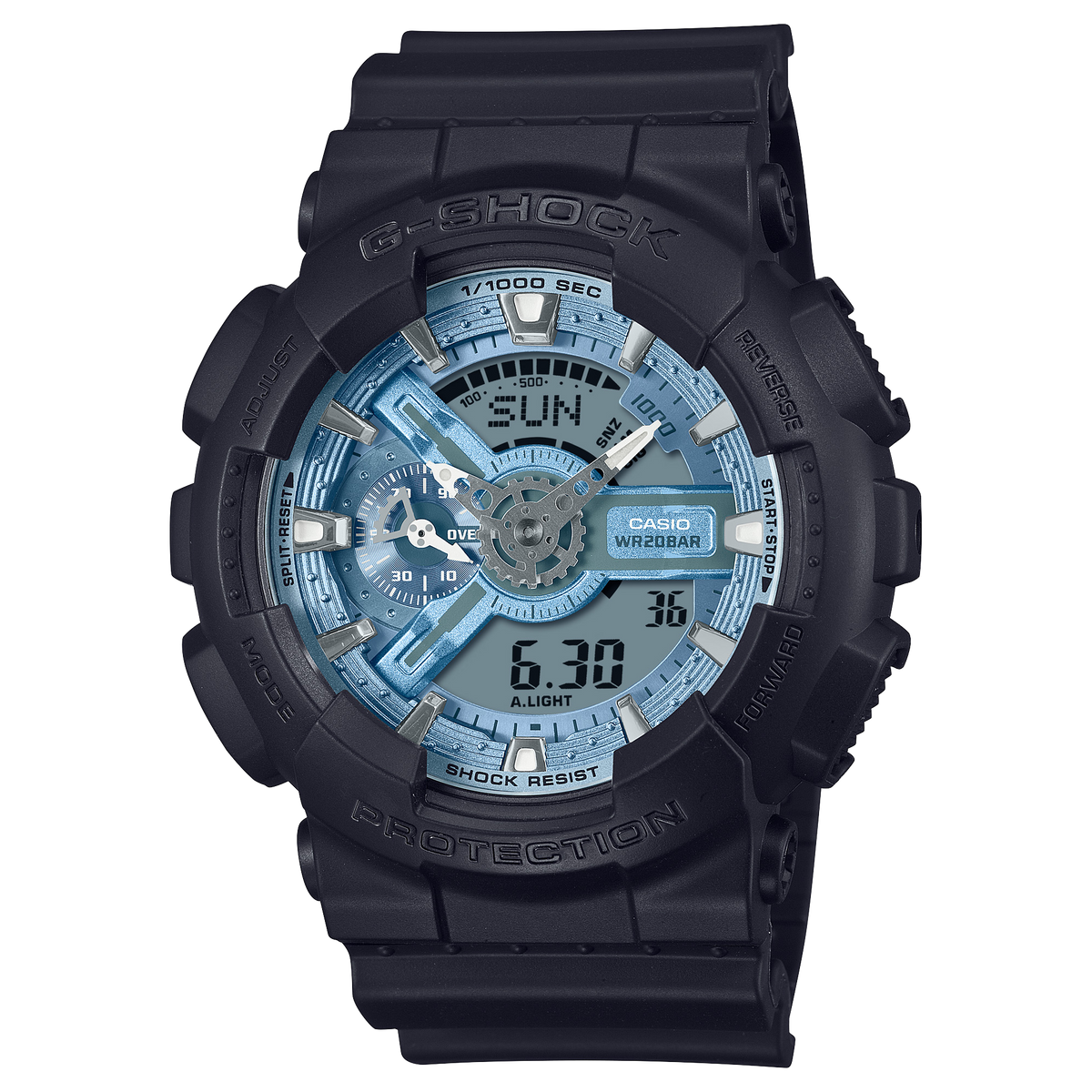 Casio G-Shock GA-110CD-1A2 – front three-quarter view