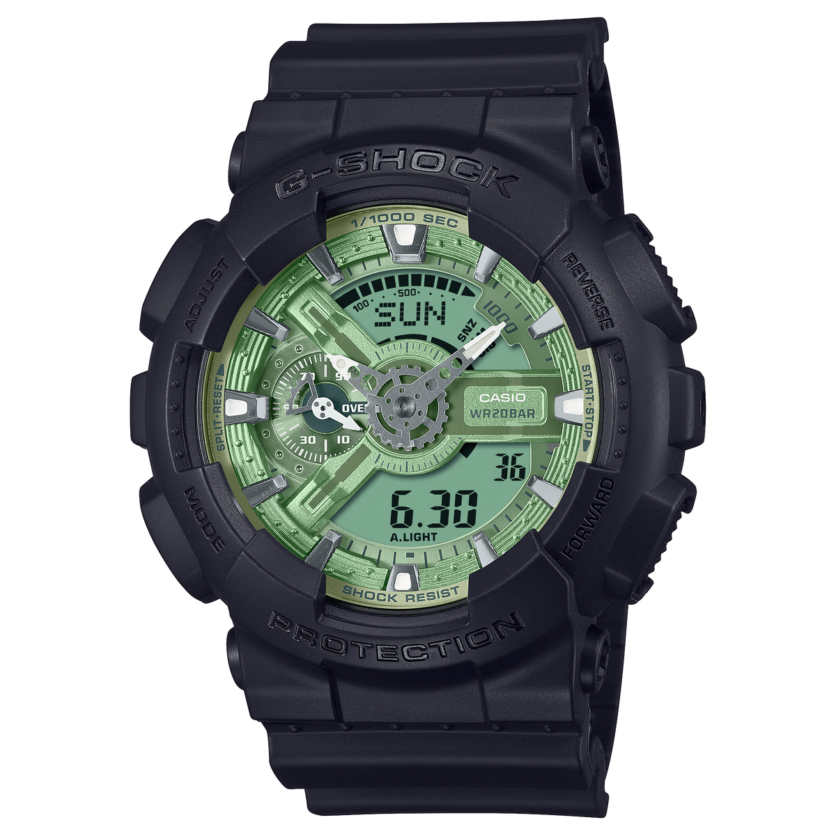 Casio G-Shock GA-110CD-1A3 – front three-quarter view