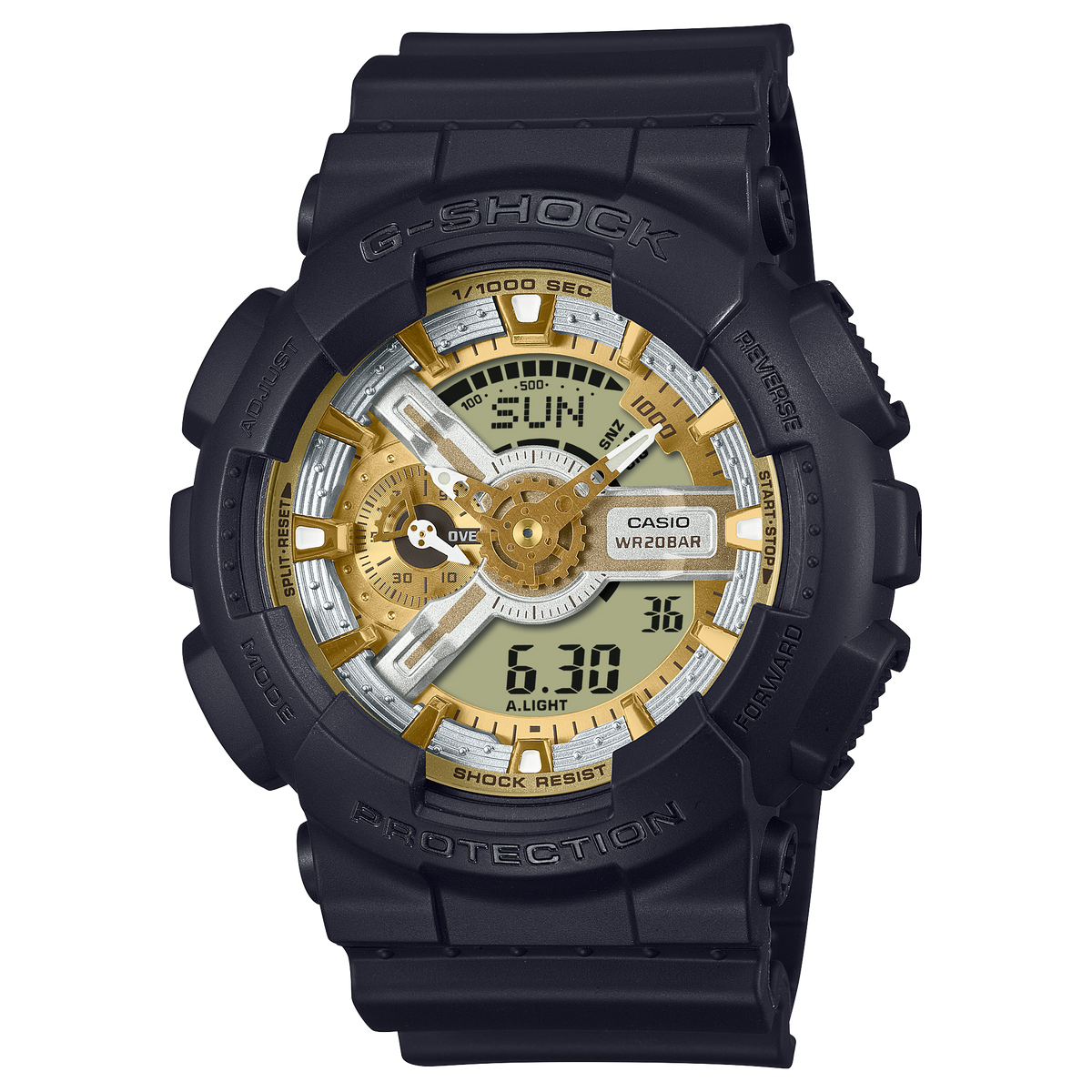 Casio G-Shock GA-110CD-1A9 – front three-quarter view