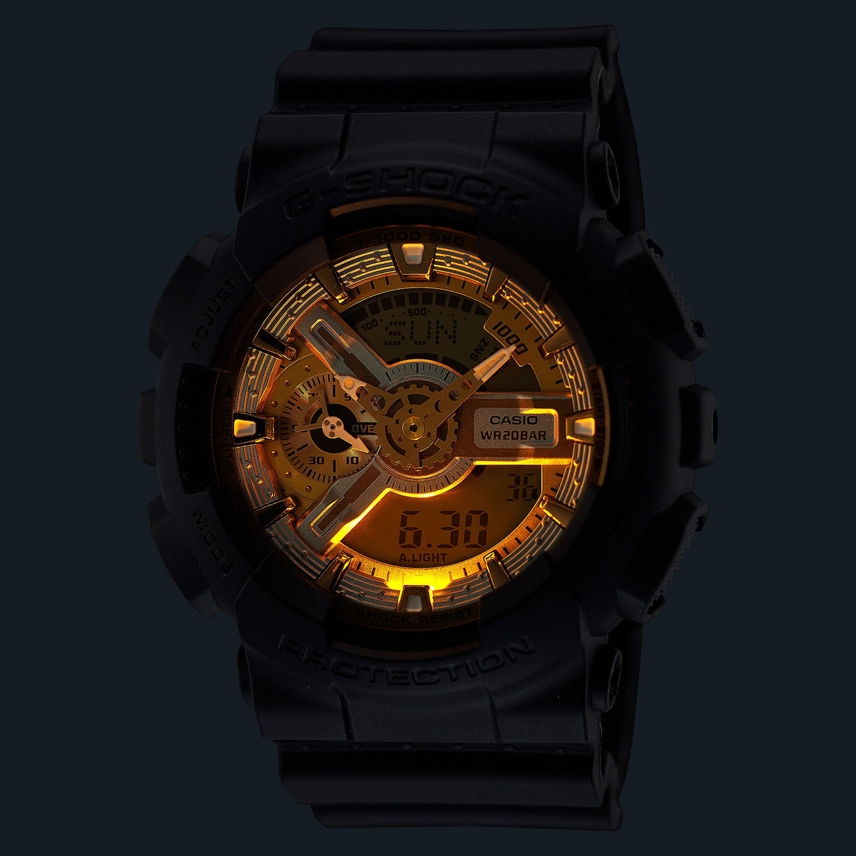 Casio G-Shock GA-110CD-1A9 – illuminated dial