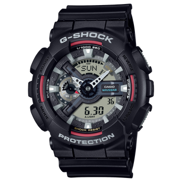 Casio G-Shock GA-110RL-1A – front three-quarter view