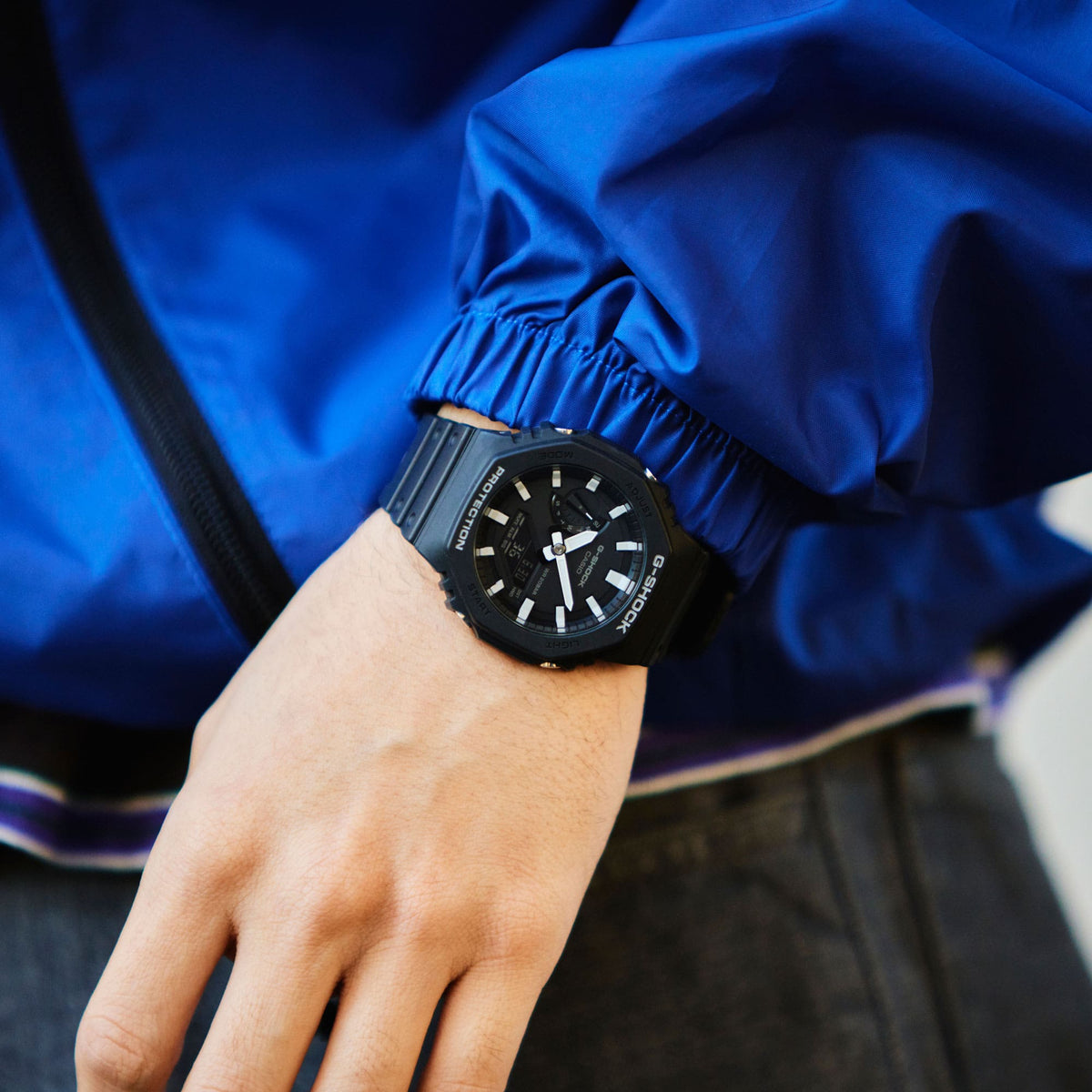 Casio G-Shock GA-2100-1A – on the wrist