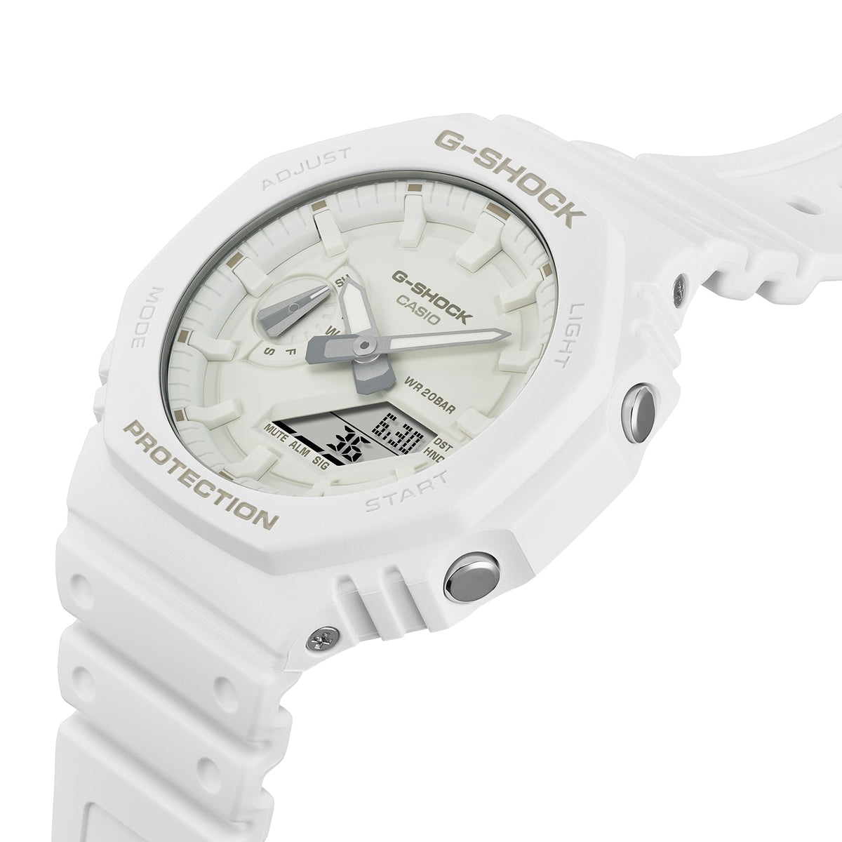 Casio G-Shock GA-2100-7A7 – angled view