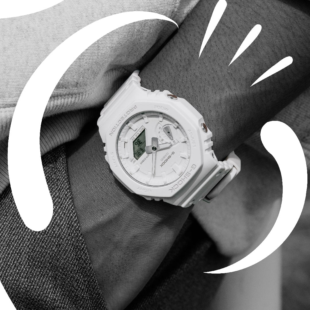 Casio G-Shock GA-2100-7A7 – on the wrist