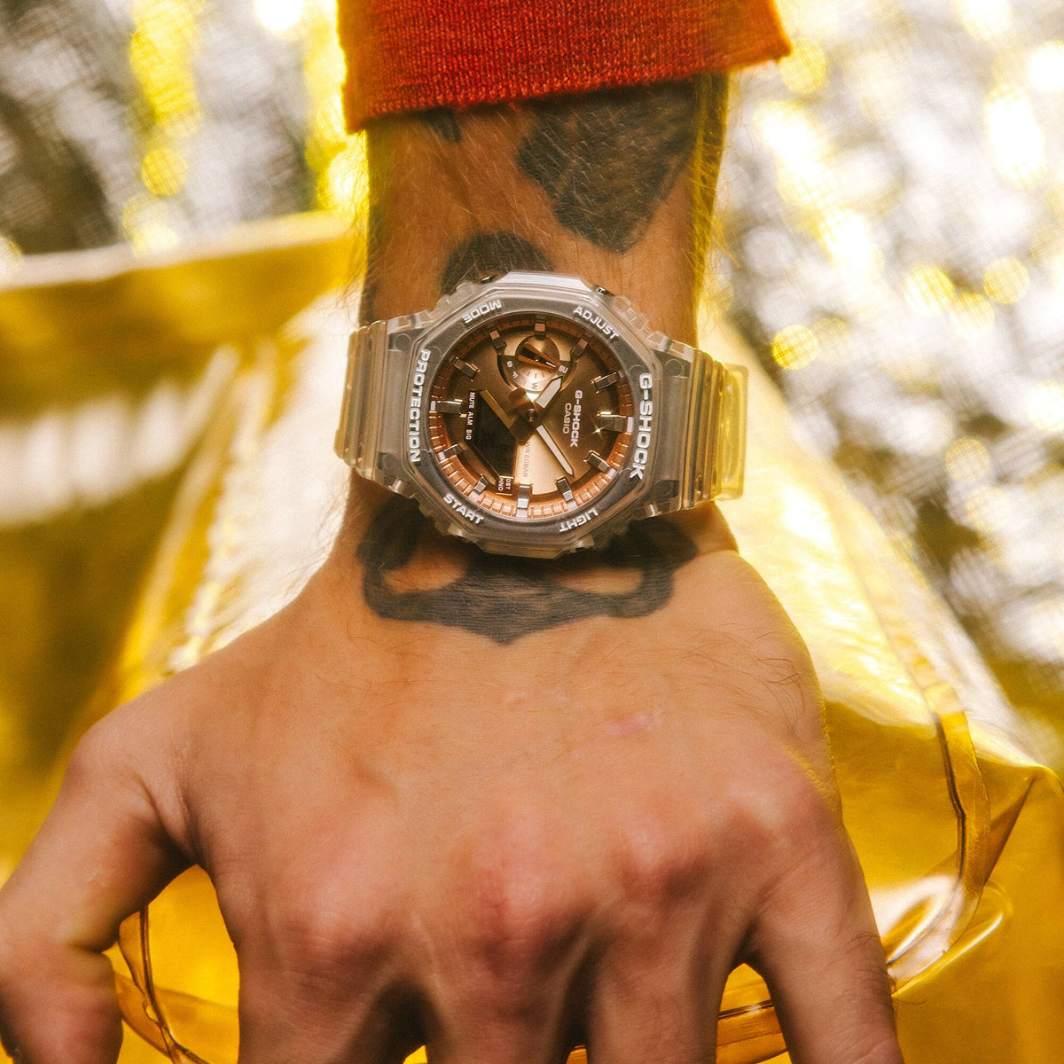 Casio G-Shock GA-2100BM-7A5 – on the wrist