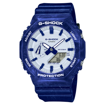 Casio G-Shock GA-2100BWP-2A – front view