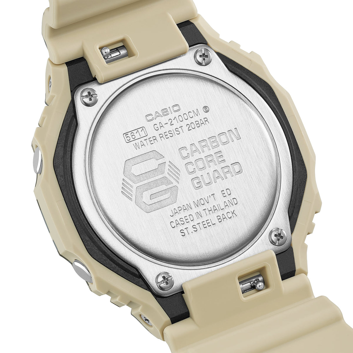 Casio G-Shock GA-2100CM-5A – angled view