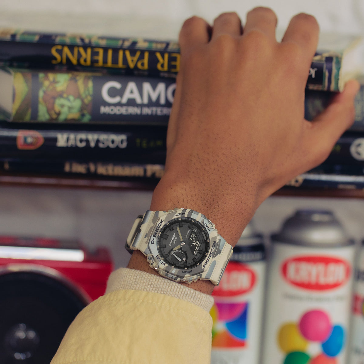 Casio G-Shock GA-2100CM-5A – on the wrist