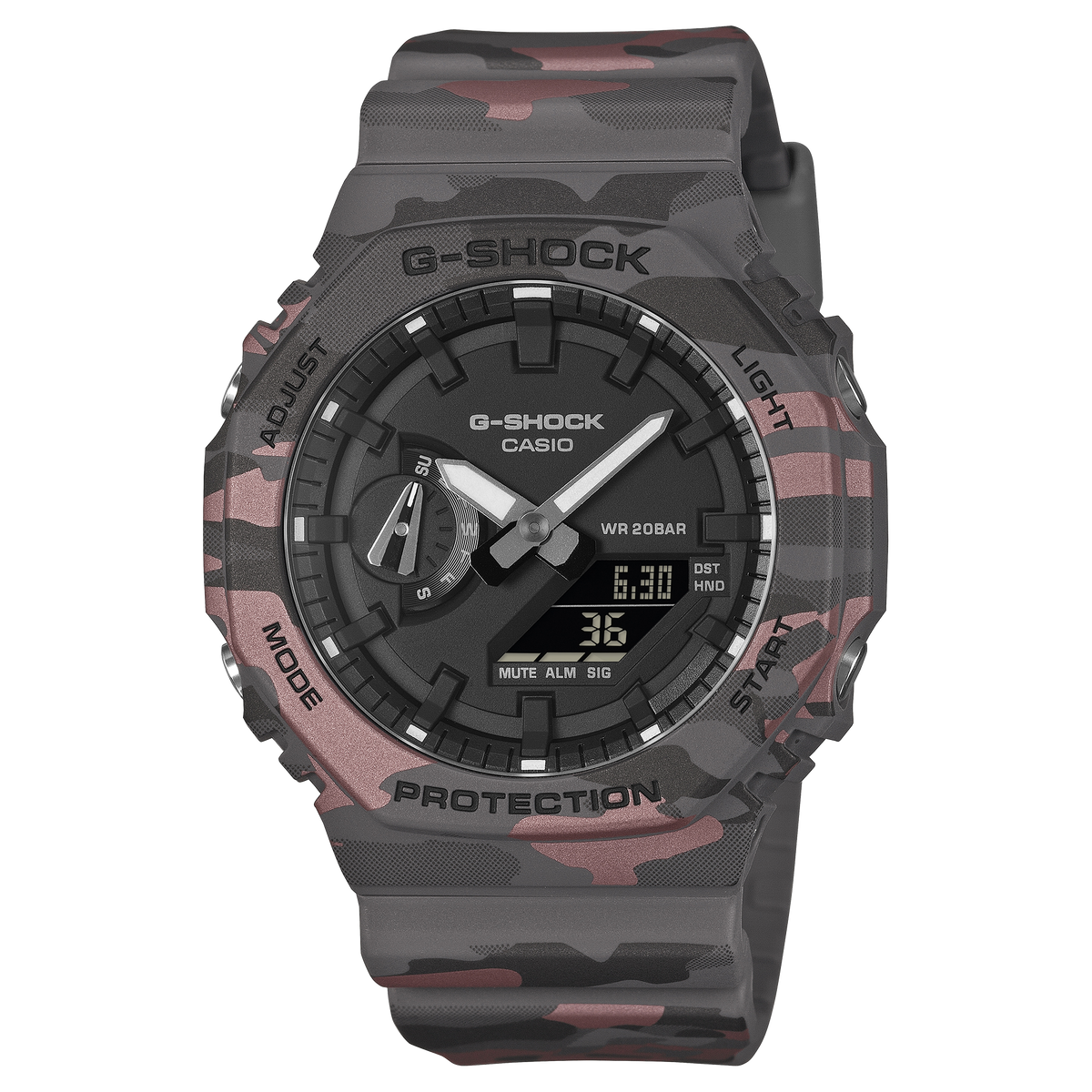 Casio G-Shock GA-2100CM-8A – front three-quarter view