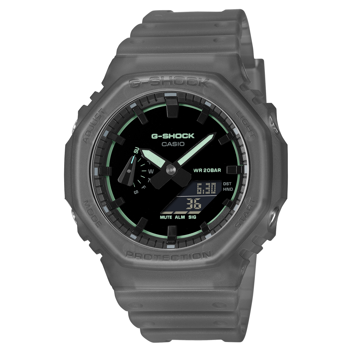 Casio G-Shock GA-2100K-1A – front three-quarter view