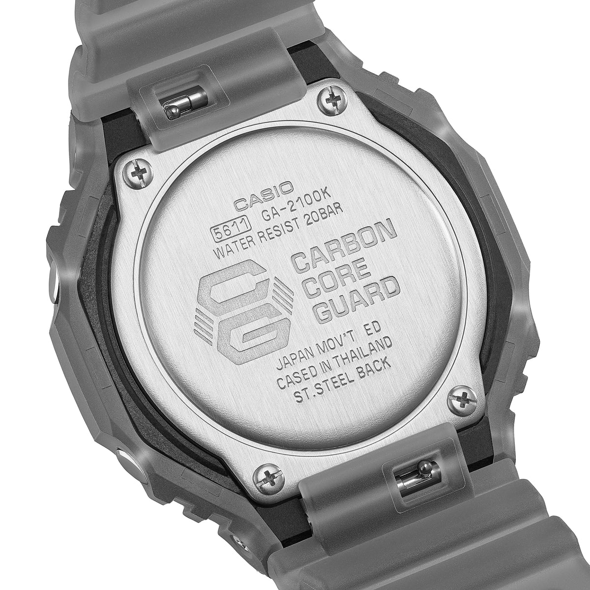 Casio G-Shock GA-2100K-1A – angled view