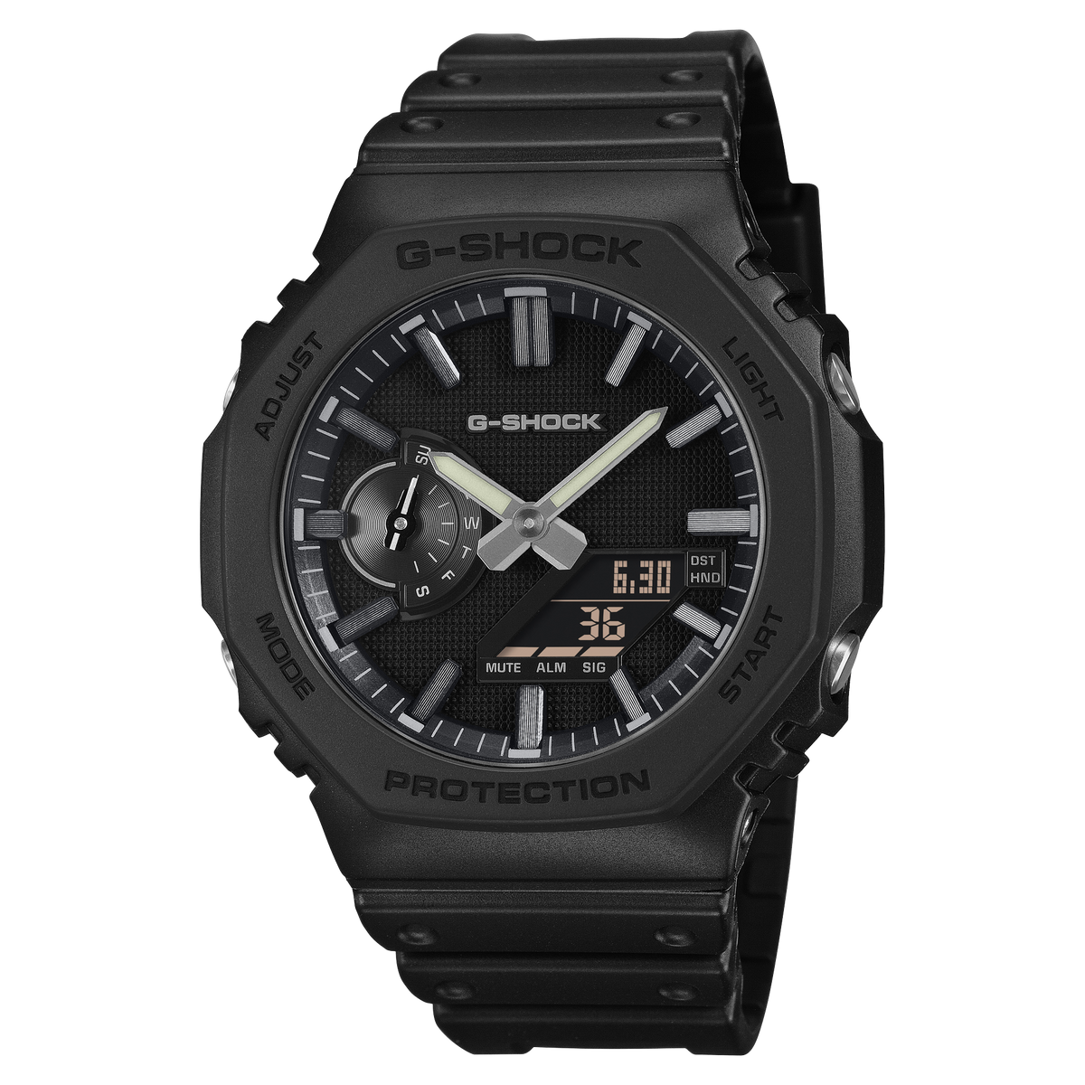 Casio G-Shock GA-2100LXB-1A – front three-quarter view