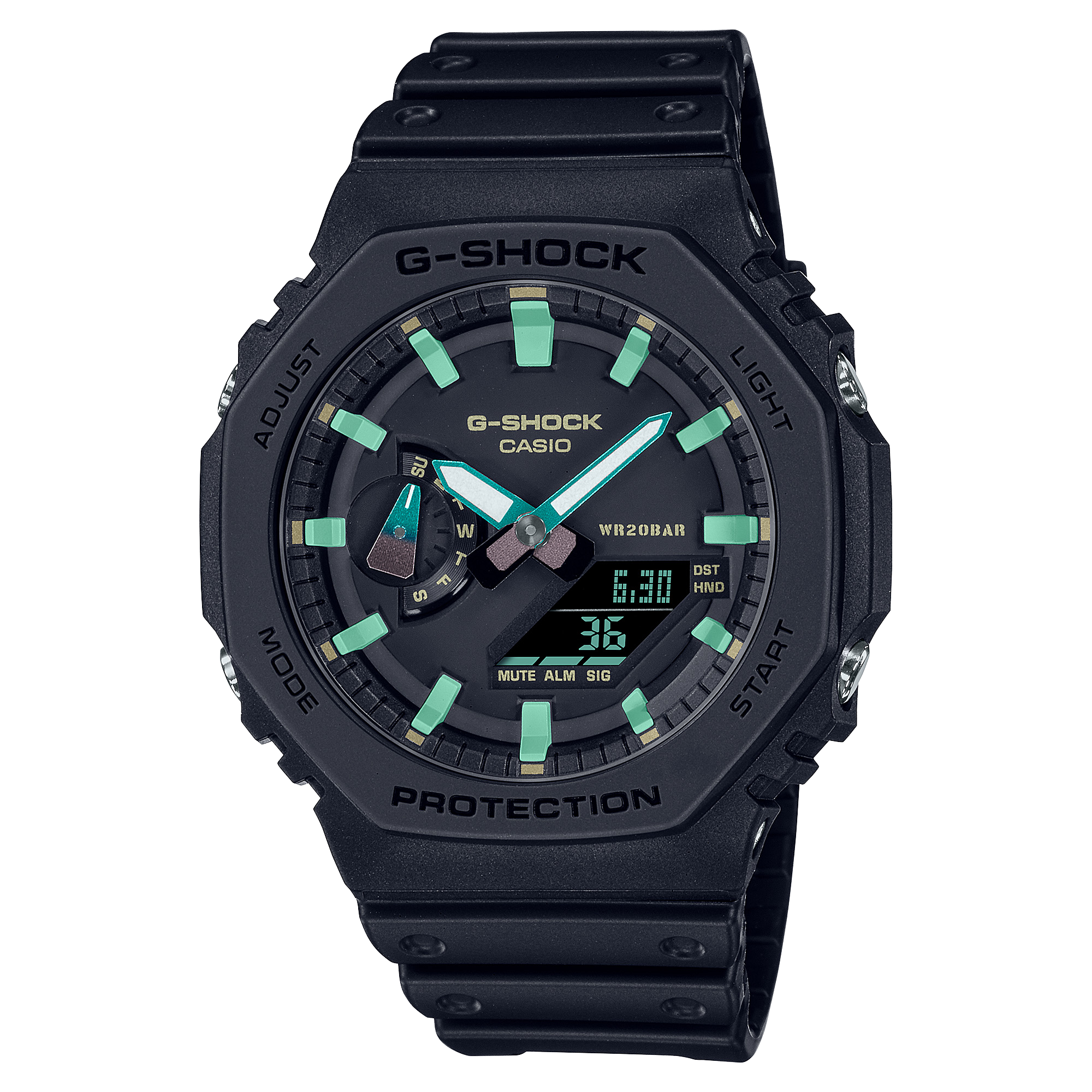 Casio G-Shock GA-2100RC-1A Analogue-Digital Watch for Men