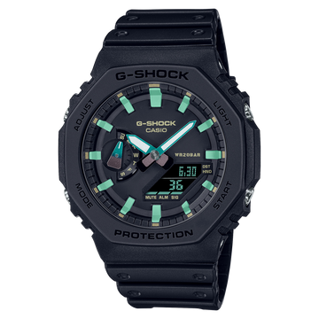 Casio G-Shock GA-2100RC-1A – front three-quarter view