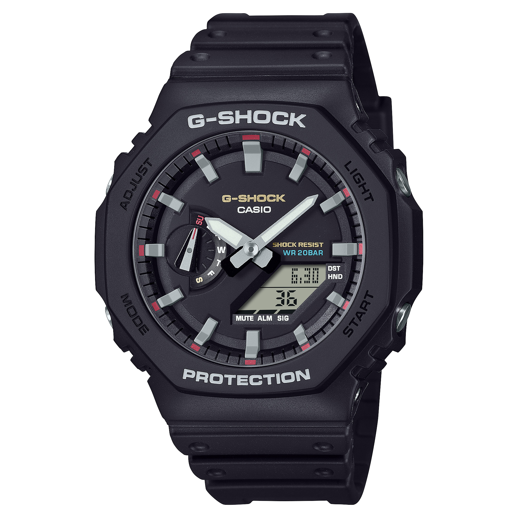 Casio G-Shock GA-2100RL-1A Analogue-Digital Watch for Men