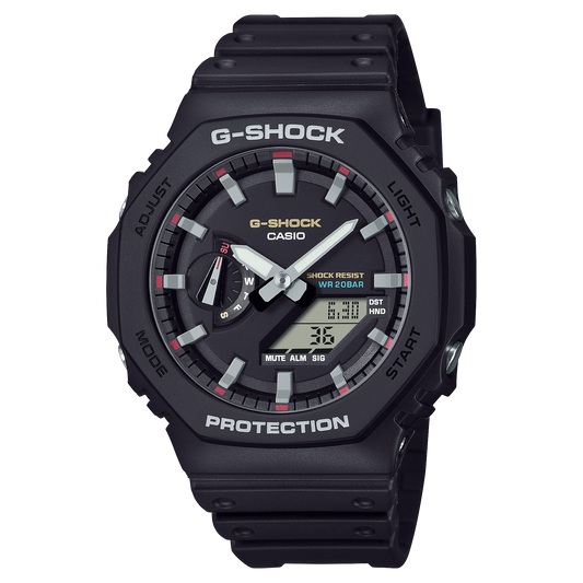 Casio G-Shock GA-2100RL-1A – front three-quarter view