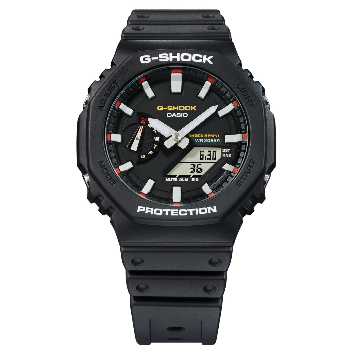 Casio G-Shock GA-2100RL-1A – front view