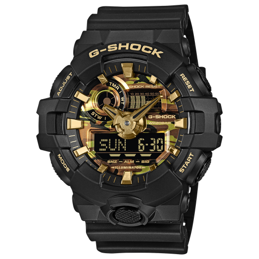 Casio G-Shock GA-700CF-1A – front three-quarter view
