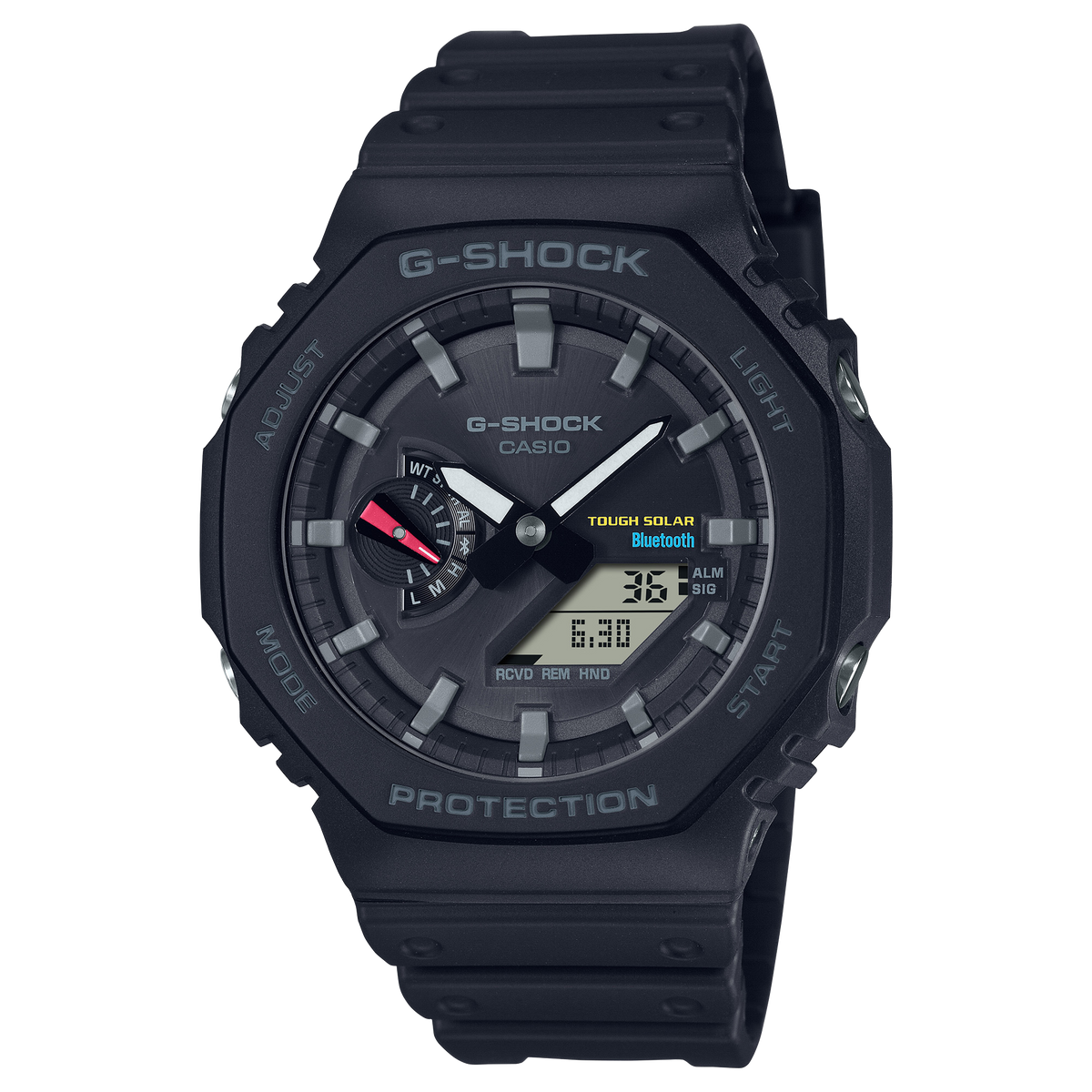 Casio G-Shock GA-B2100-1A – front three-quarter view