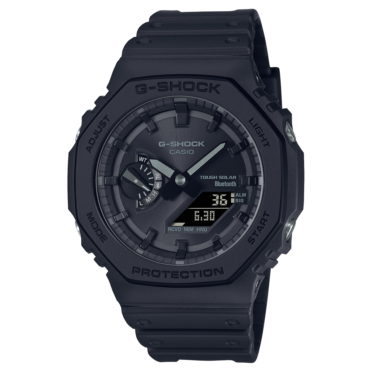 Casio G-Shock GA-B2100-1A1 – front three-quarter view