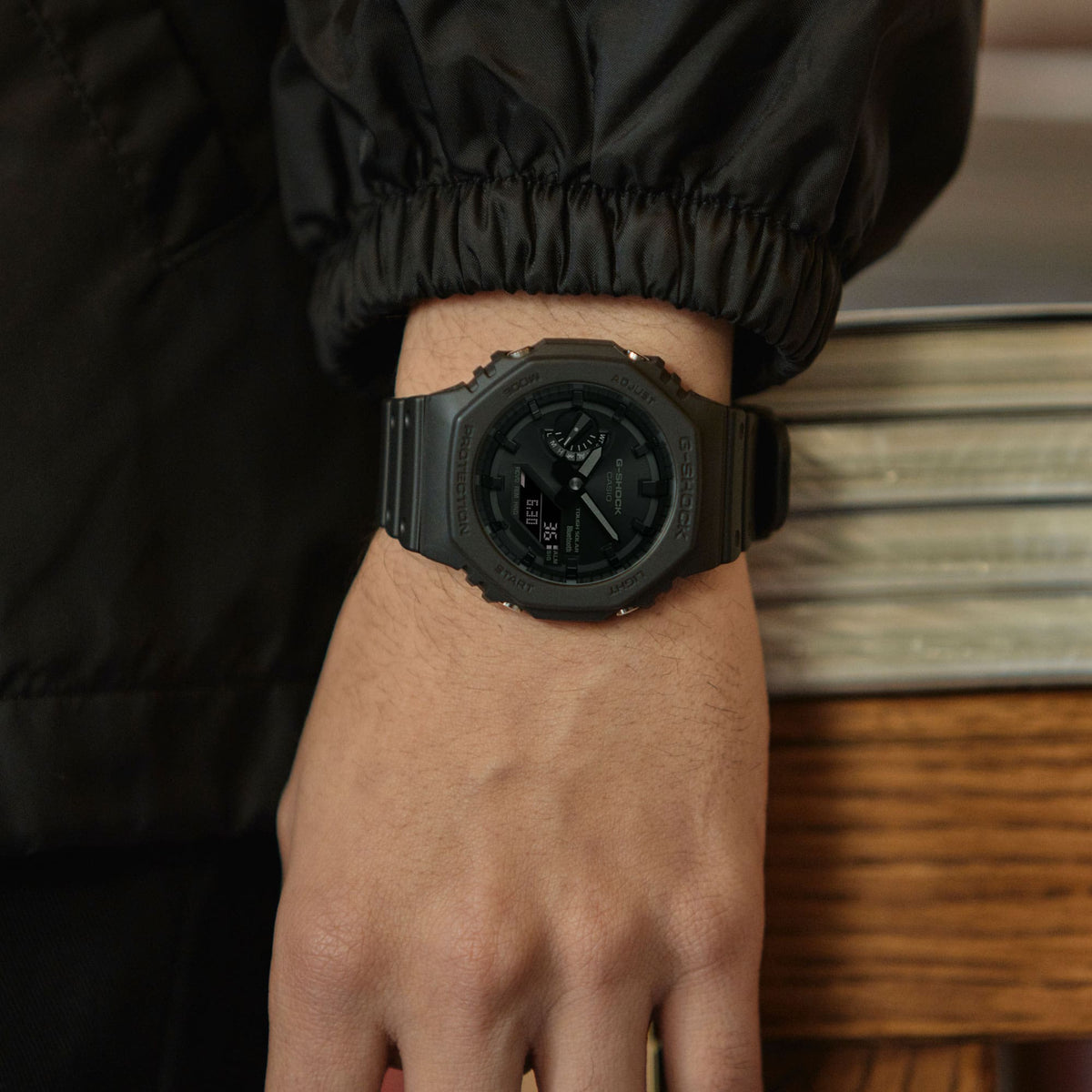 Casio G-Shock GA-B2100-1A1 – on the wrist