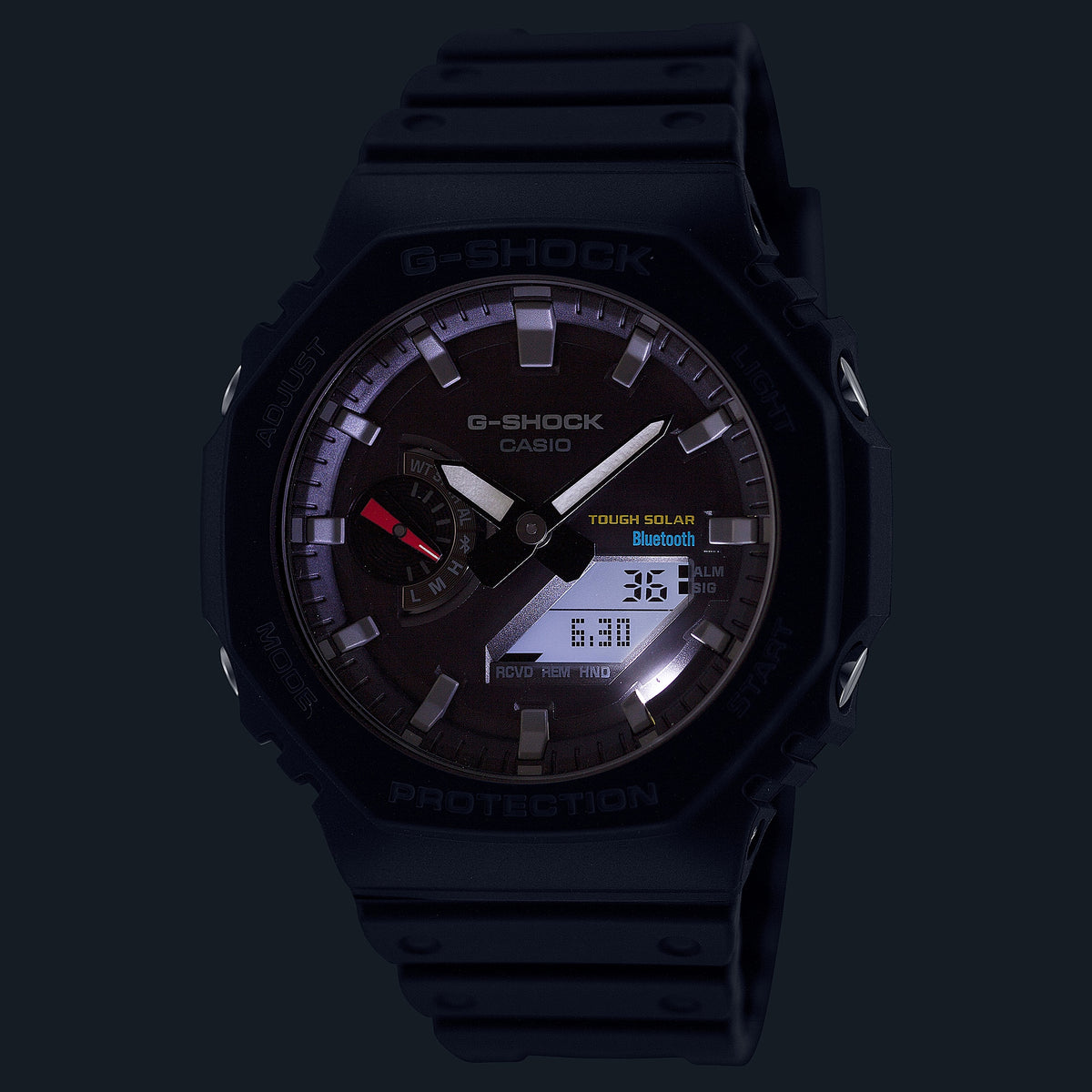Casio G-Shock GA-B2100-1A – illuminated dial